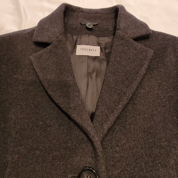 Cinzia Rocca Icons Wool Coat, Gray - Picture 3 of 7